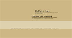 Desktop Screenshot of chablais-grimpe.com